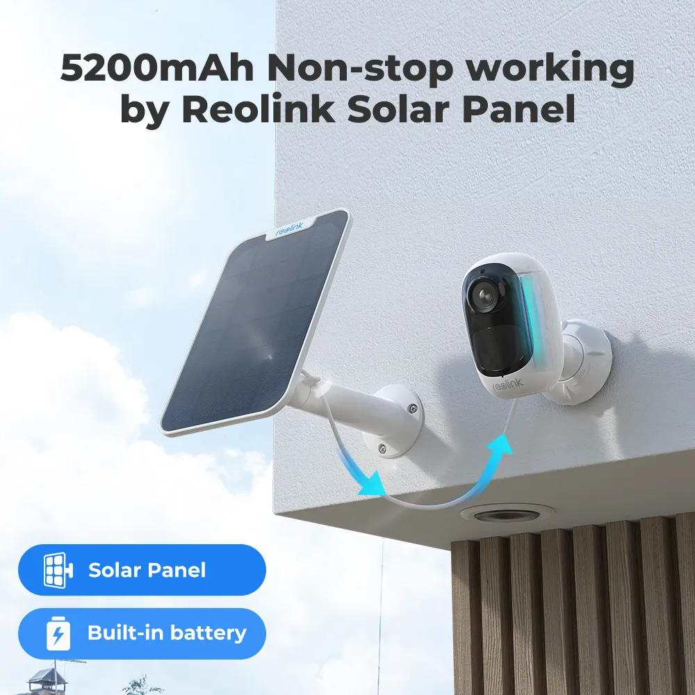 Reolink Argus Solar Powered Wi-Fi IP 2-Way Audio Security Cameras - Image 4