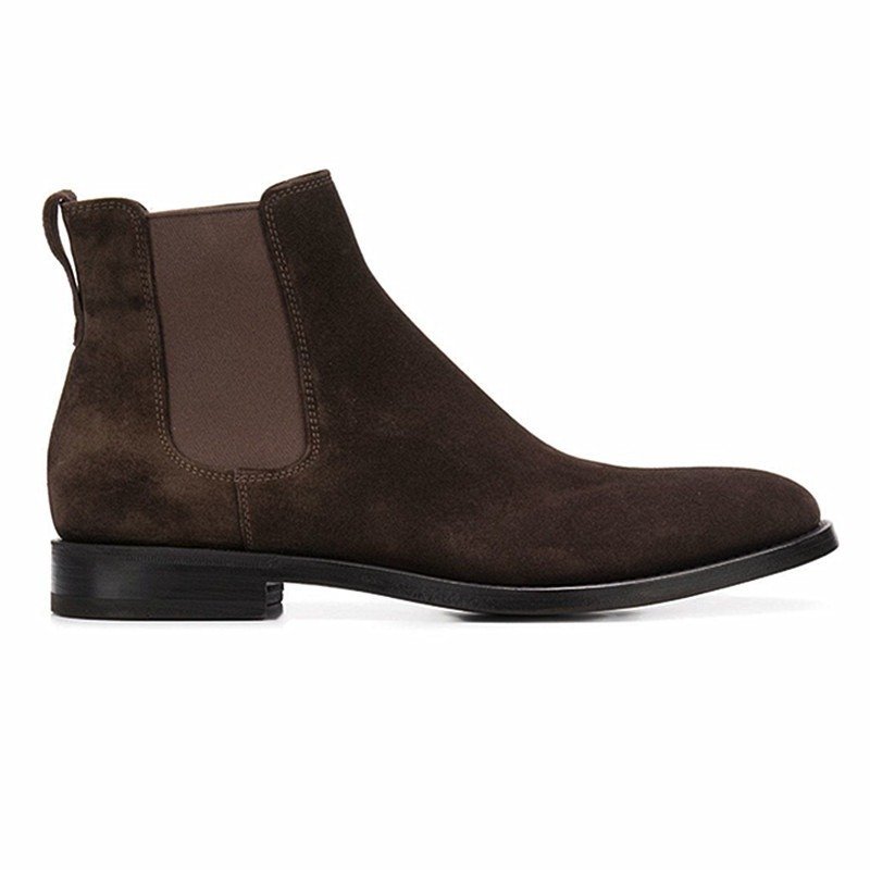 Men's Short Boots Pointed Leather - Image 3