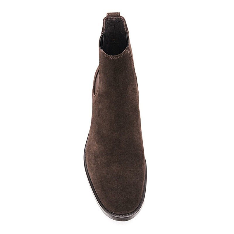 Men's Short Boots Pointed Leather - Image 2